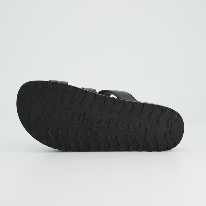 Paul Green Soft Calf Black Sandal