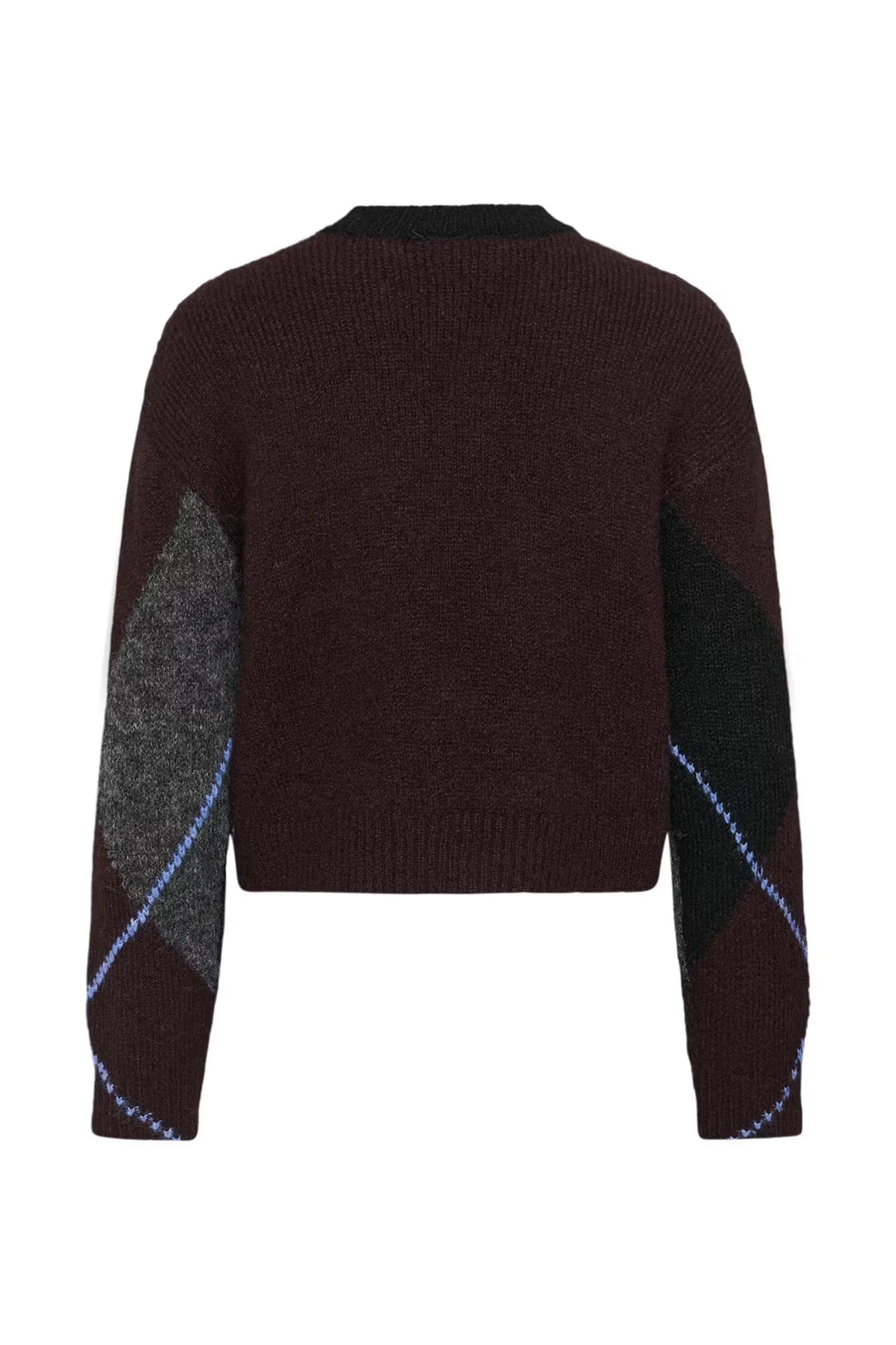Kaffe KAgrith Knit Pullover Dark Grey Fudge