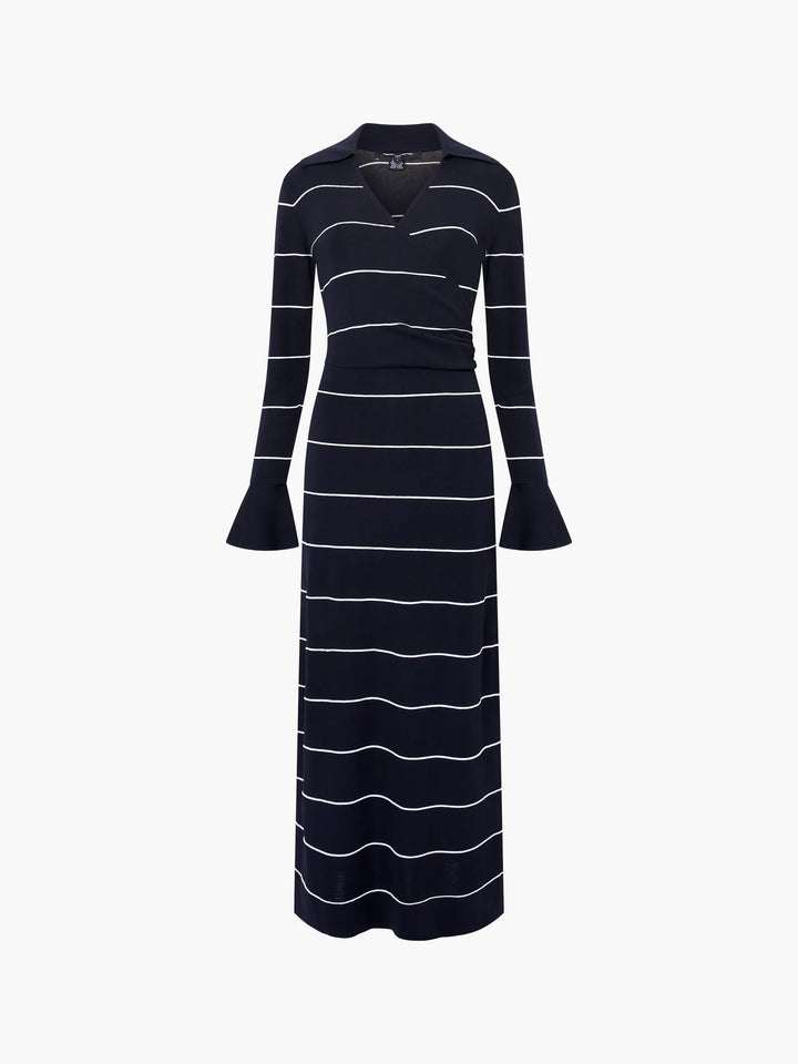 French Connection Ottie Knitted Stripe Maxi Dress