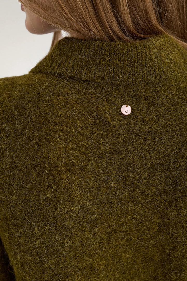 Numph Nusalia Cardigan | Fir Green