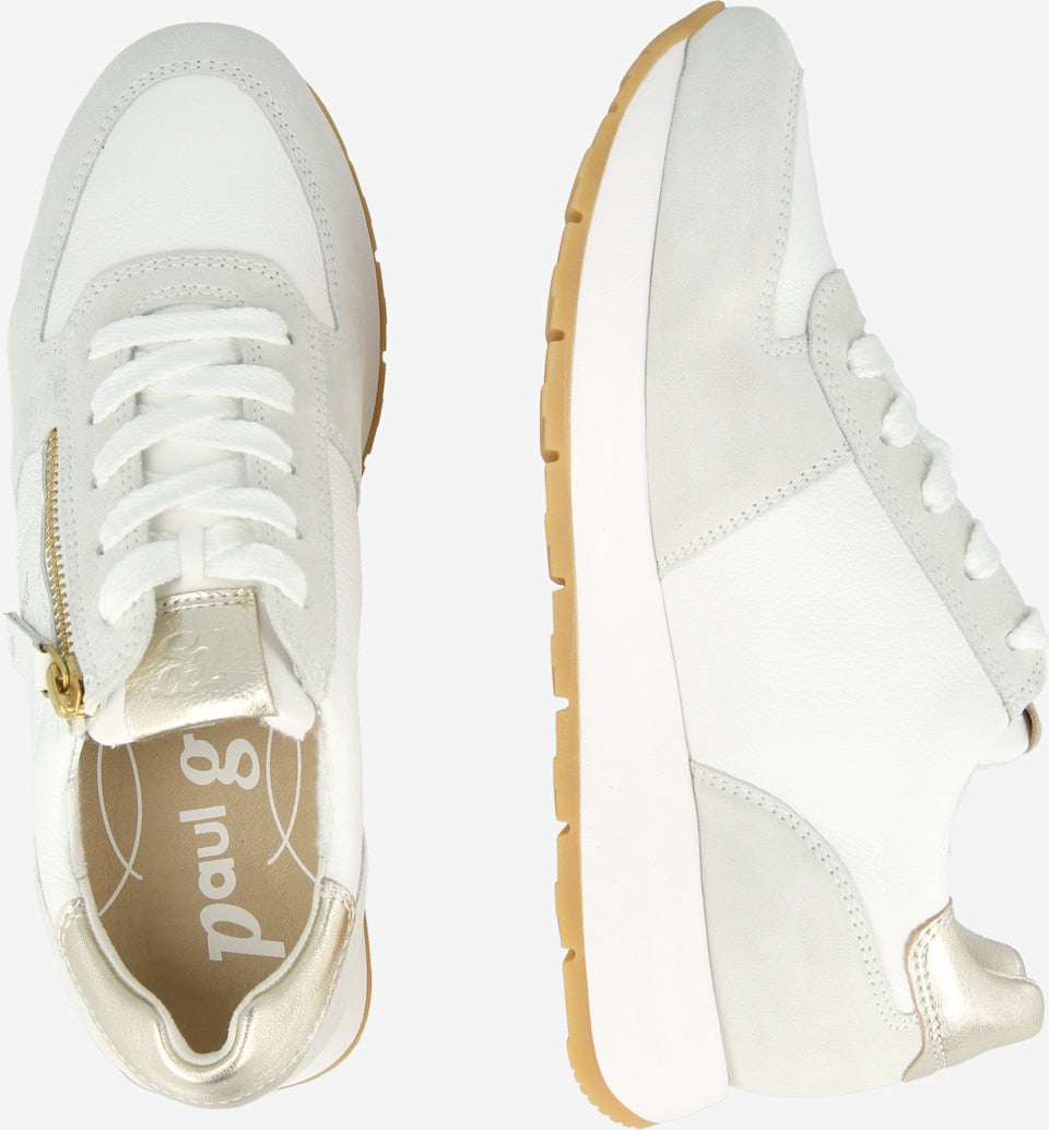 Paul Green Suede Maincalf Milk/White Runner