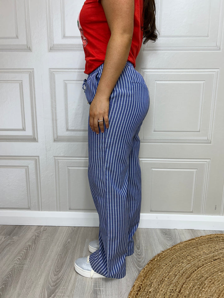 Numph Nuzally Blueprint Trousers