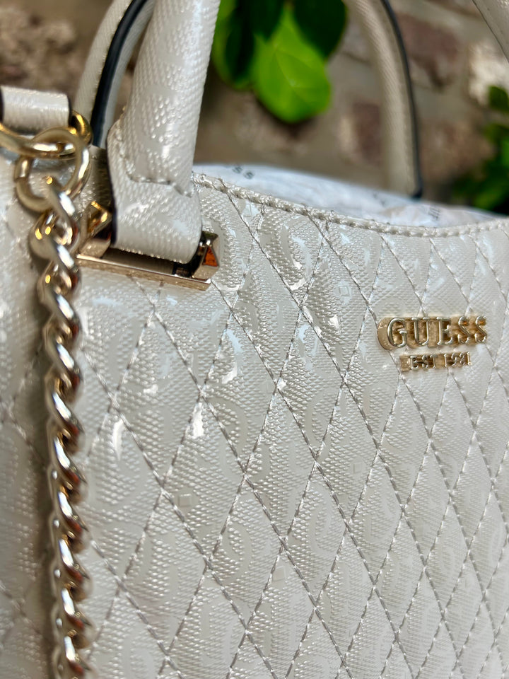 Guess Betula Quilted Taupe Bag