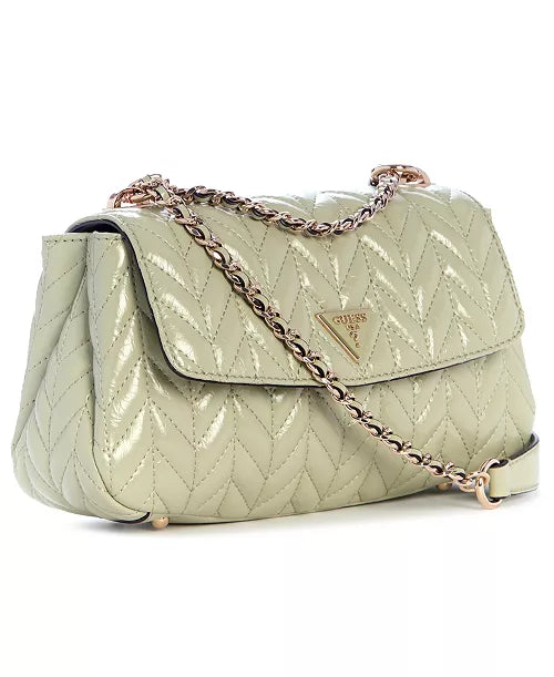 Guess Cheryl Convertible Body Flap Handbag | Sage
