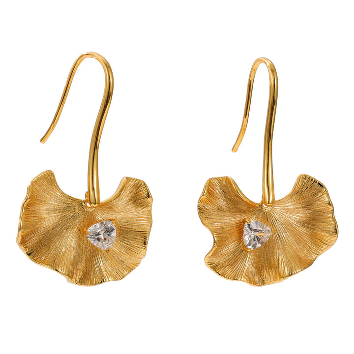 Knight &amp; Day Ophelia Gold Drop Earrings