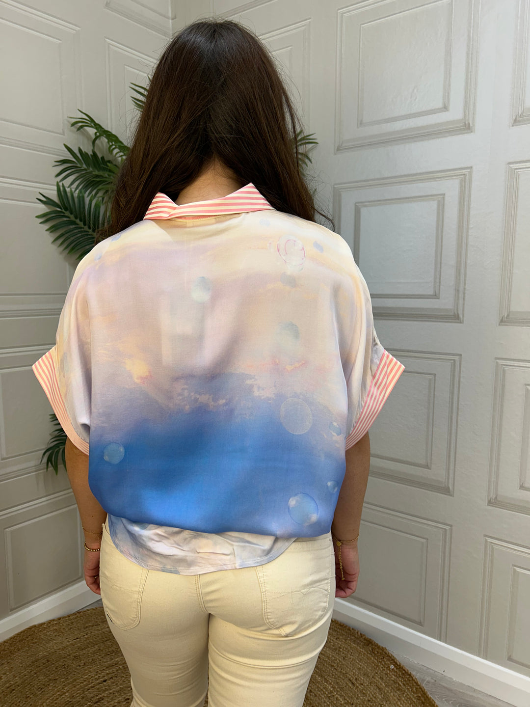 Numph Nudiamond Pink Carnation Blouse