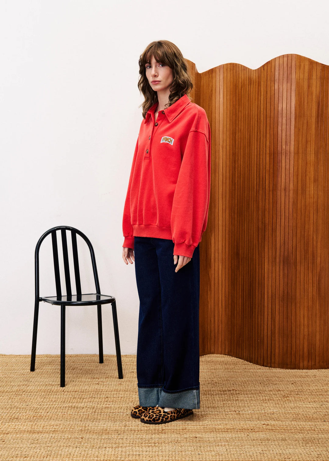 Frnch Paris Sweatshirt Tulipe Rouge