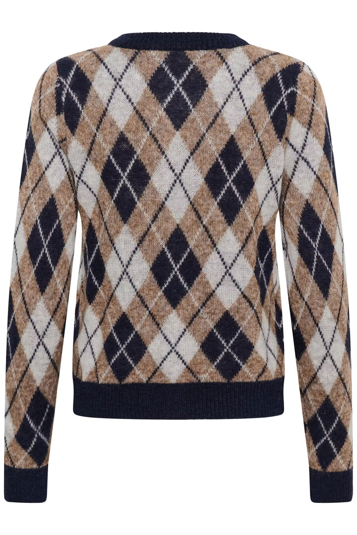 Kaffe Kaharlow Cardigan | Midnight Desert Taupe