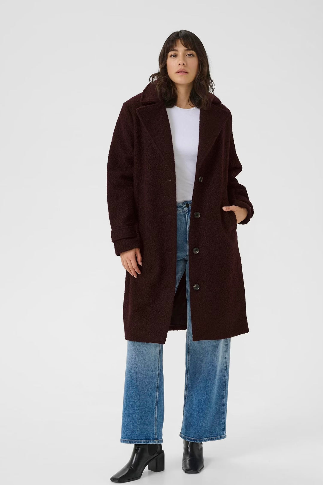 Kaffe KAanne Coat Fudge