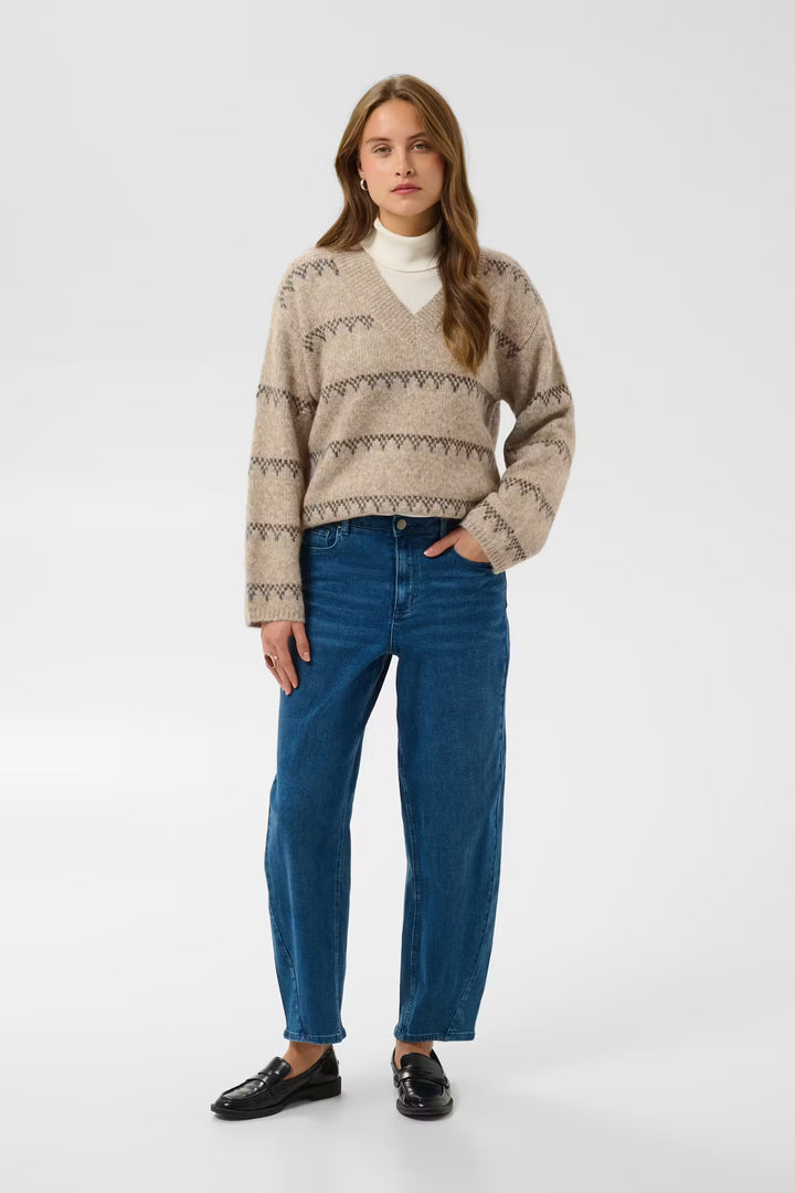 Kaffe Kasinora Desert Taupe Pullover