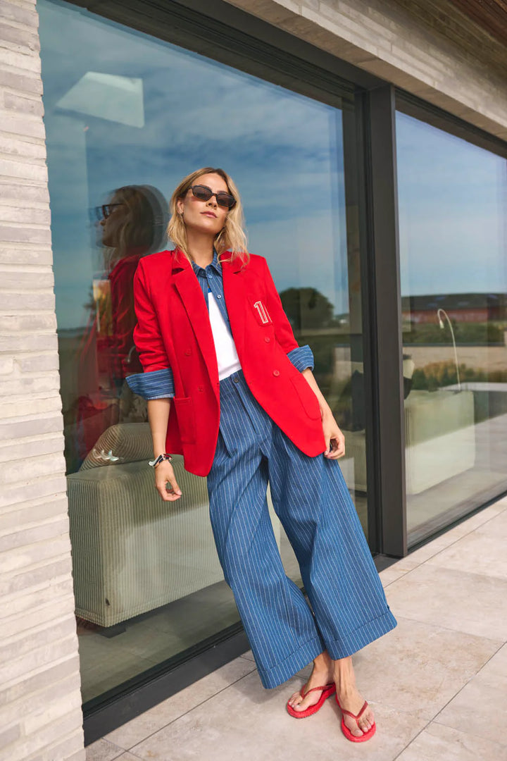 Costa Mani Foxglove Jeans | Denim Stripe