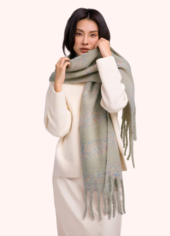 Powder Nancy Cosy Scarf | Soft Green