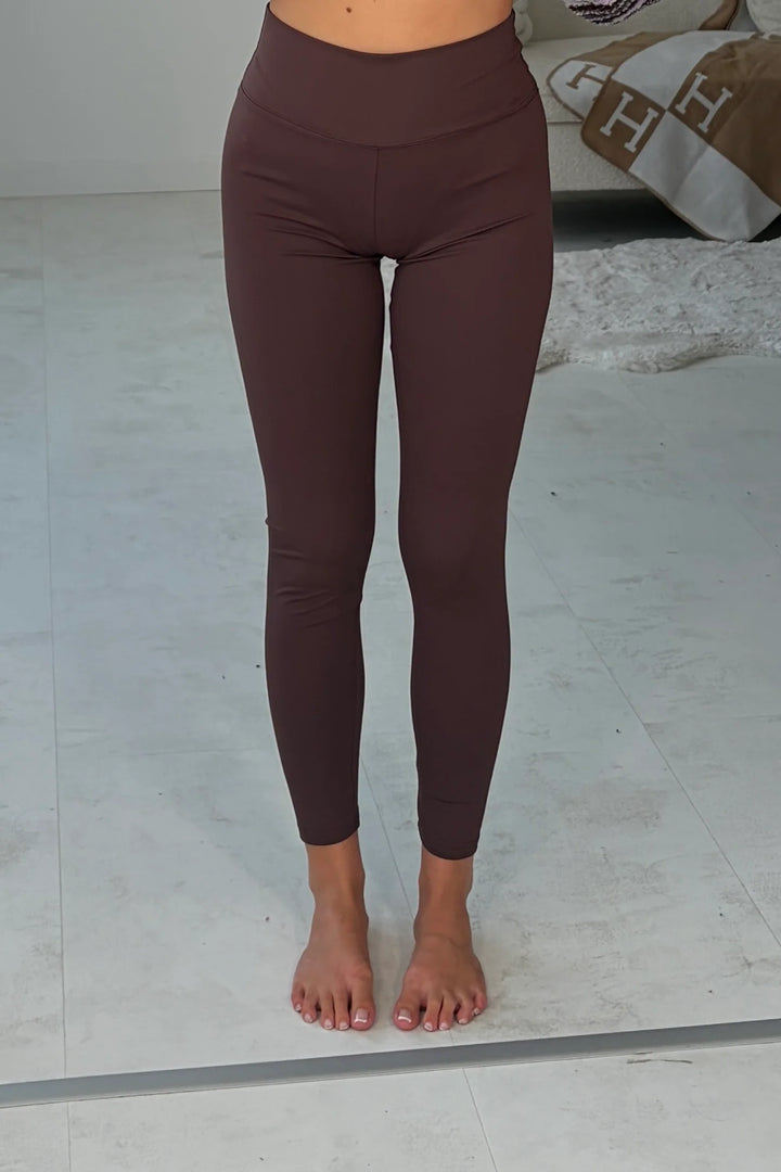 PRE ORDER | Girl In Mind Didee Brown Leggings