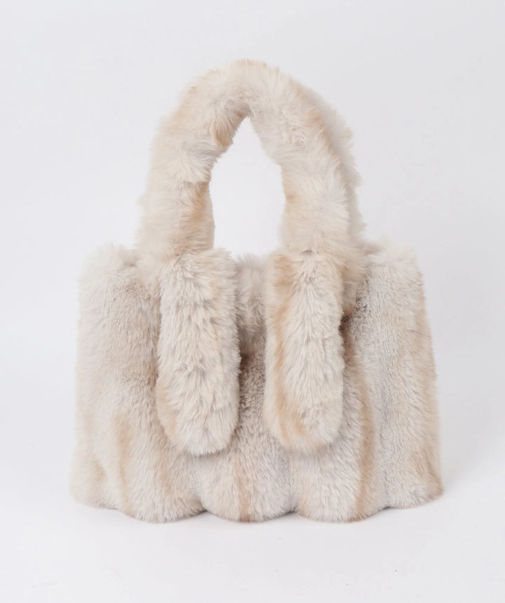 Pia Rossini Alpine Honeycomb Fur Handbag