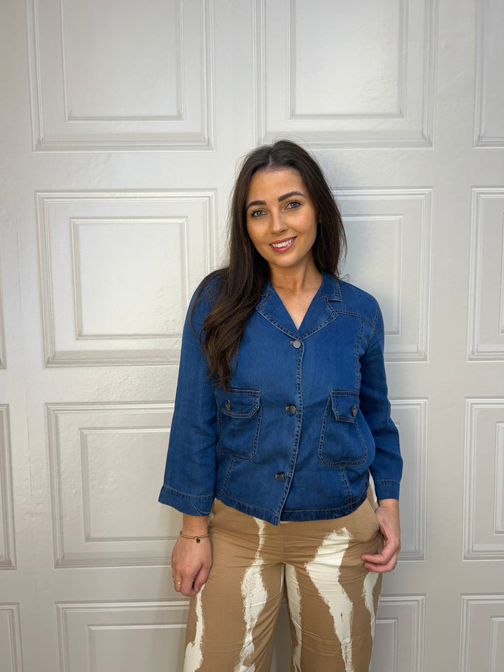 Numph Numiami Medium Denim Blue Shirt