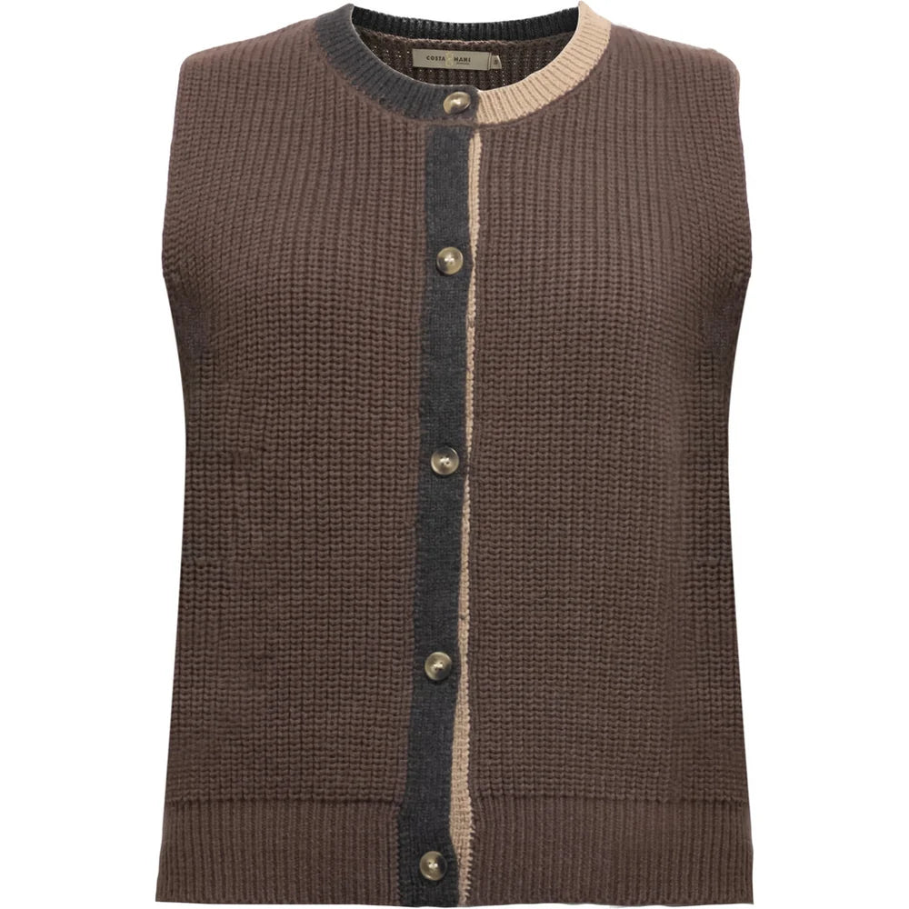 Costa Mani Walter Vest | Grey Mix