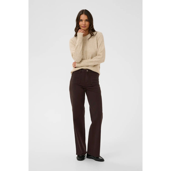 Kaffe Kabrook High Waist Jeans | Coffee Bean