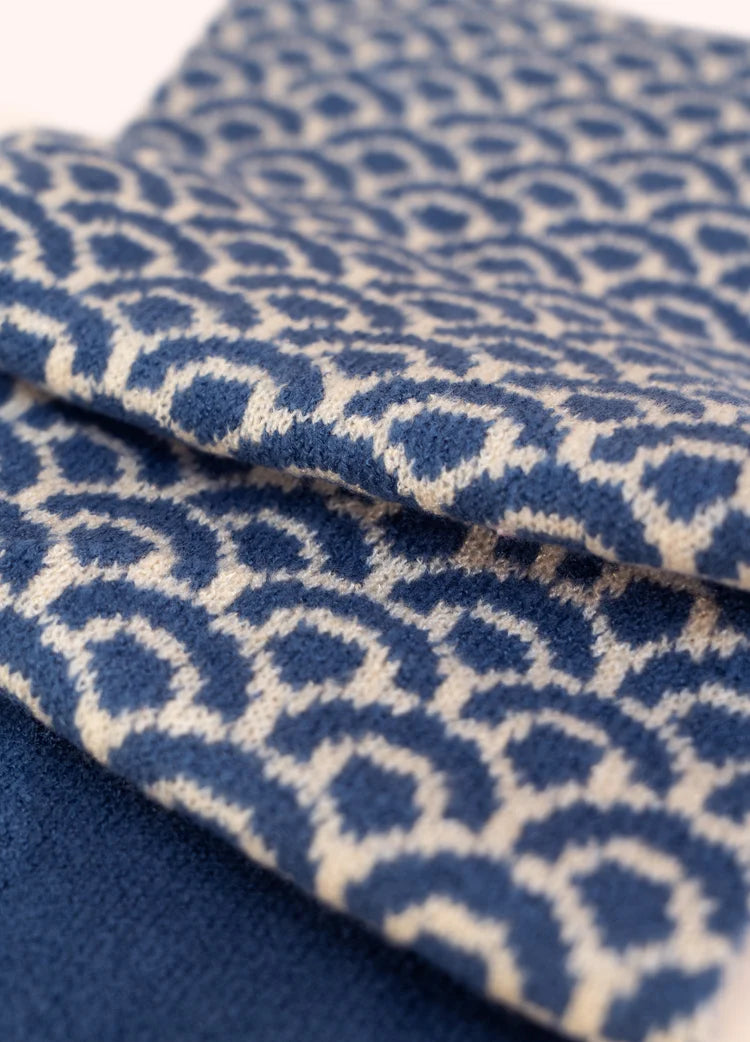 Powder Agatha Scarf | Denim Mix