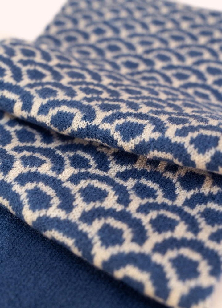 Powder Agatha Scarf | Denim Mix