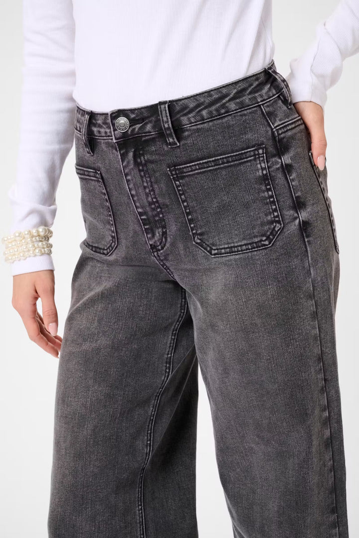 Kaffe Kabrook HW Jeans | Grey Vintage