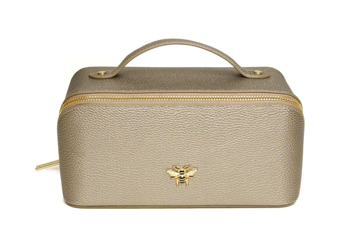 Alice Wheeler Train Case | Bronze