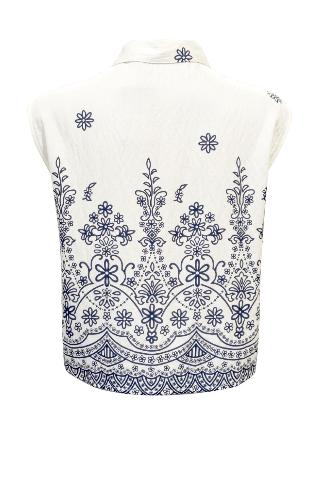 Costa Mani Wishi Top | Sea Blue Flower