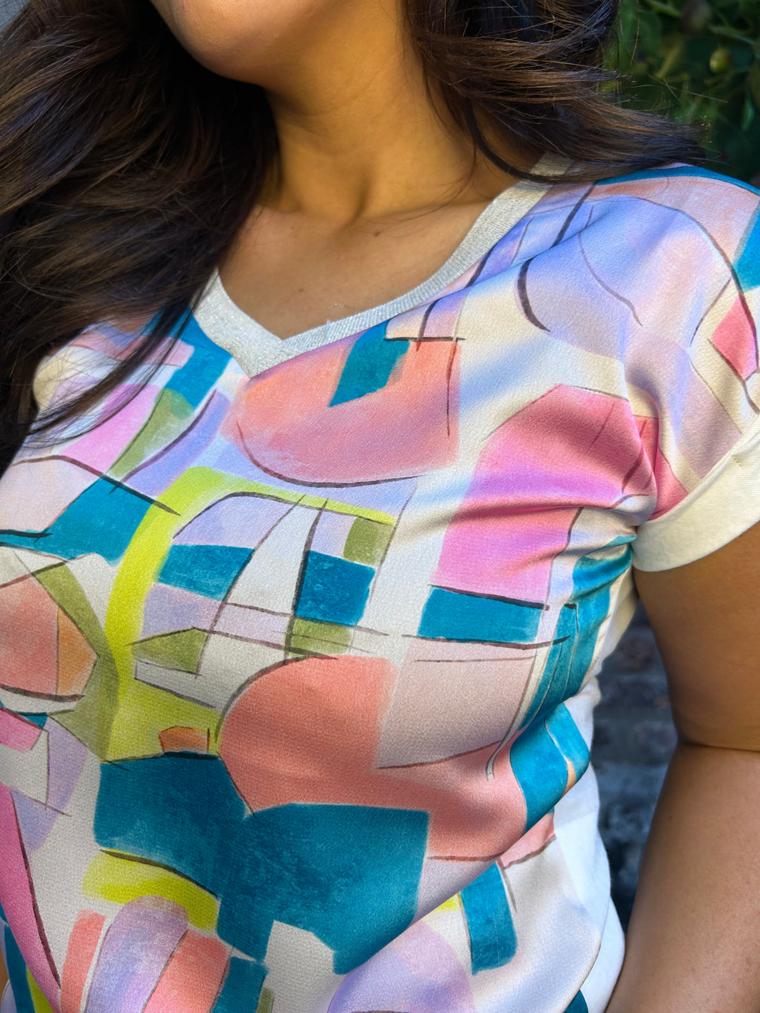 Tinta Roxy Pink & Orange Top