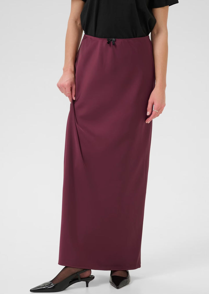Kaffe KAhill Skirt Windsor Wine