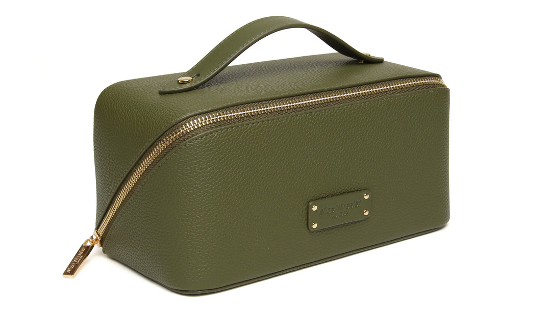 Alice Wheeler Kensington Train Case | Olive