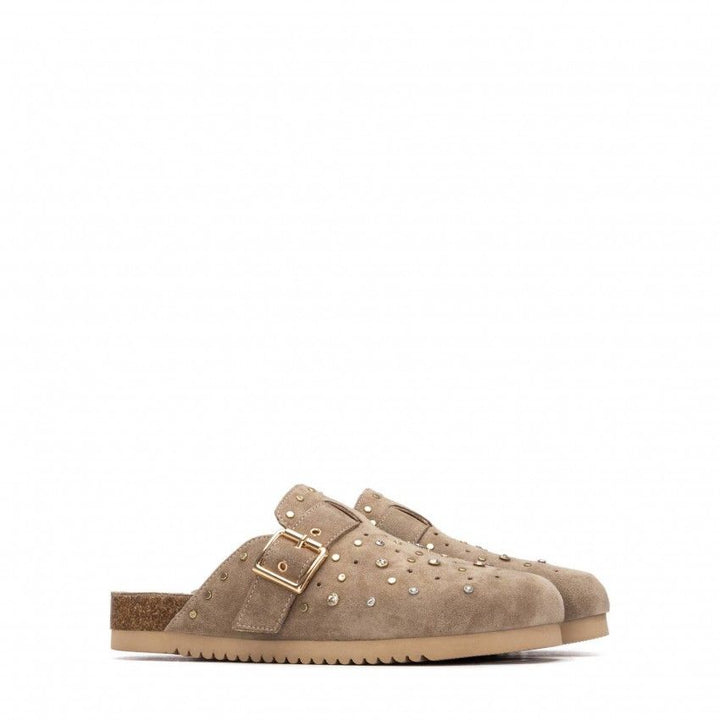 Carmela Z.Serr Taupe Mules | 163280