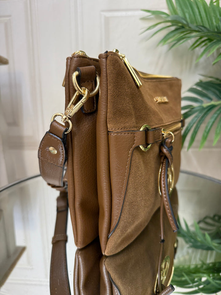 Carmela Tan Crossbody Bag 186174