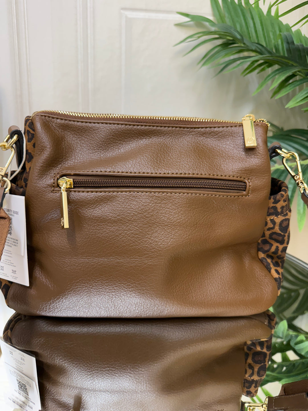 Carmela Leopard Mix Crossbody Bag 186187