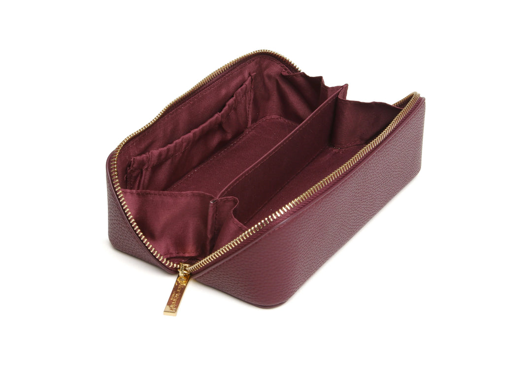 Alice Wheeler Small Train Case | Berry