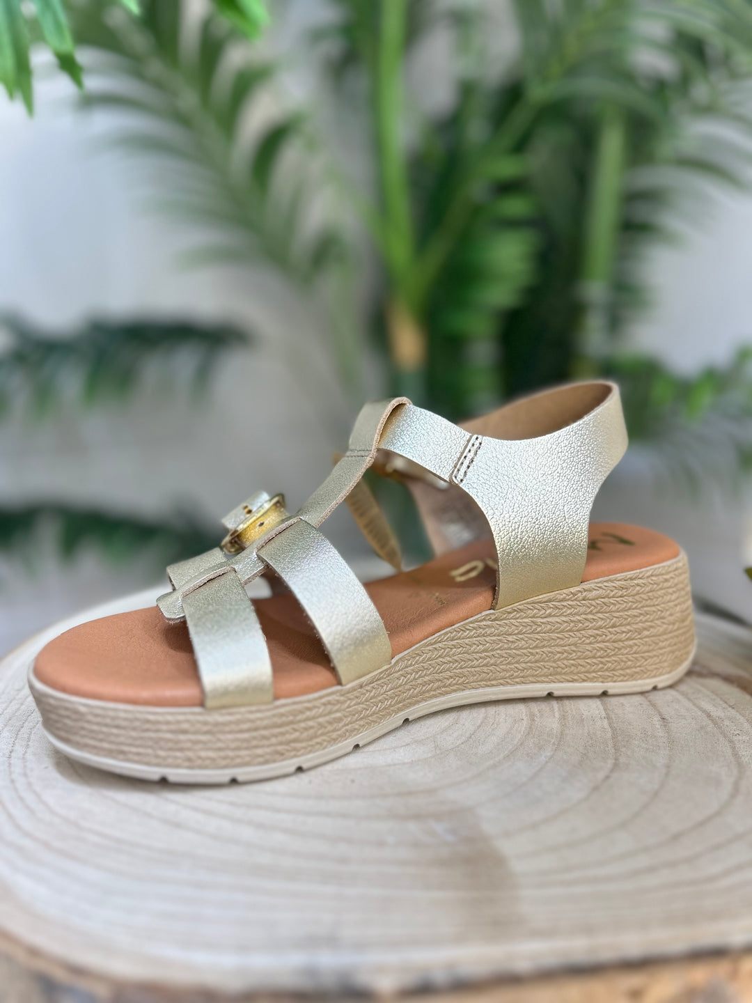 Marila Bamba Grain Champan Sandal