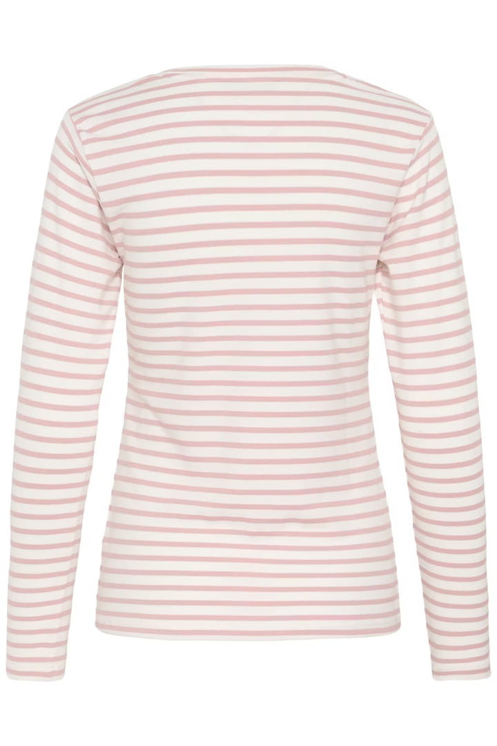 Kaffe Kaliddy T-Shirt | Chalk/Pale Mauve