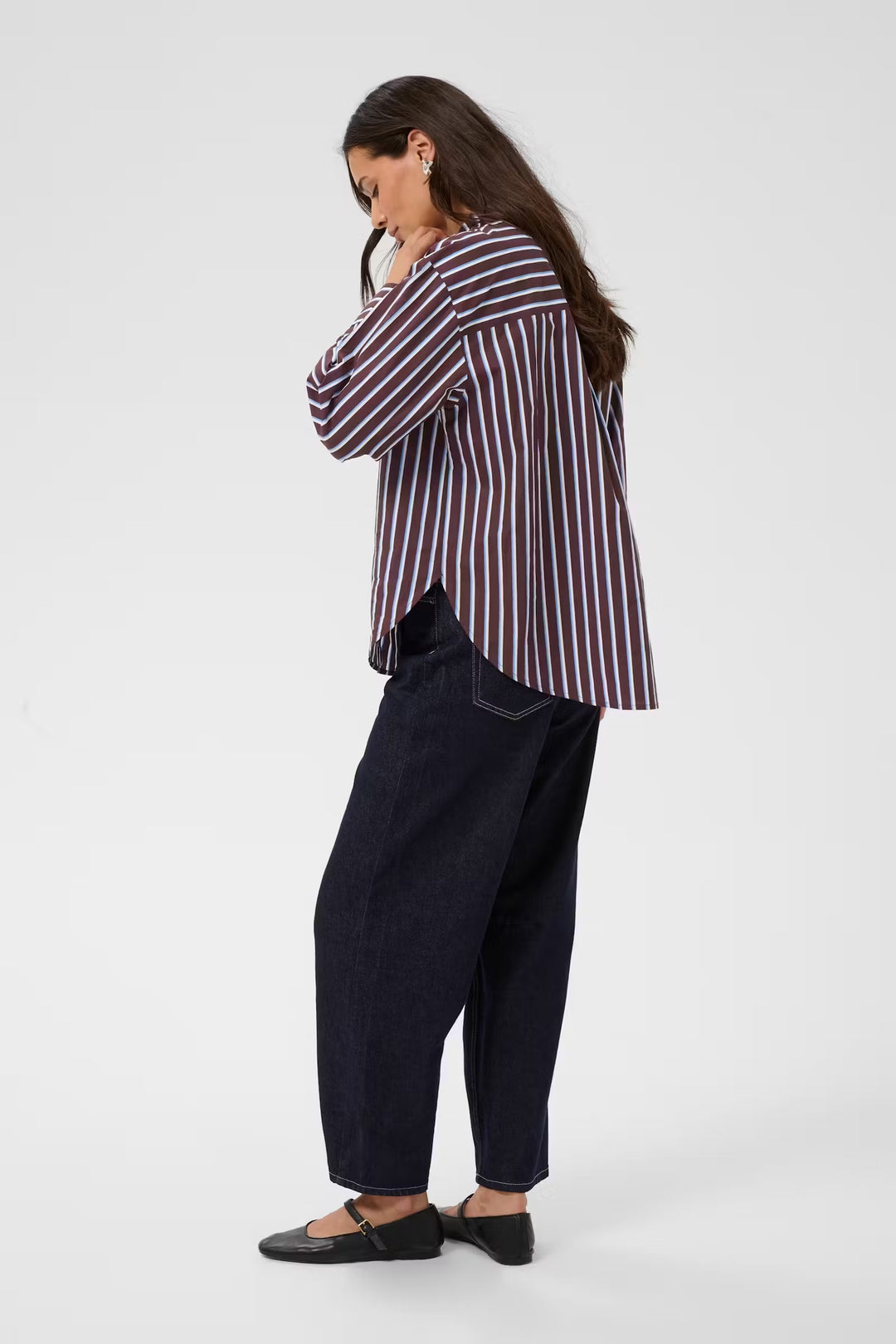Kaffe Kagavina Shirt | Fudge Chalk Provance