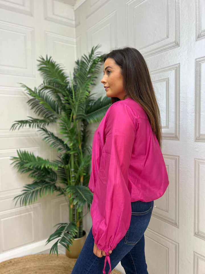 Salsa Fuchsia Pink Blouse