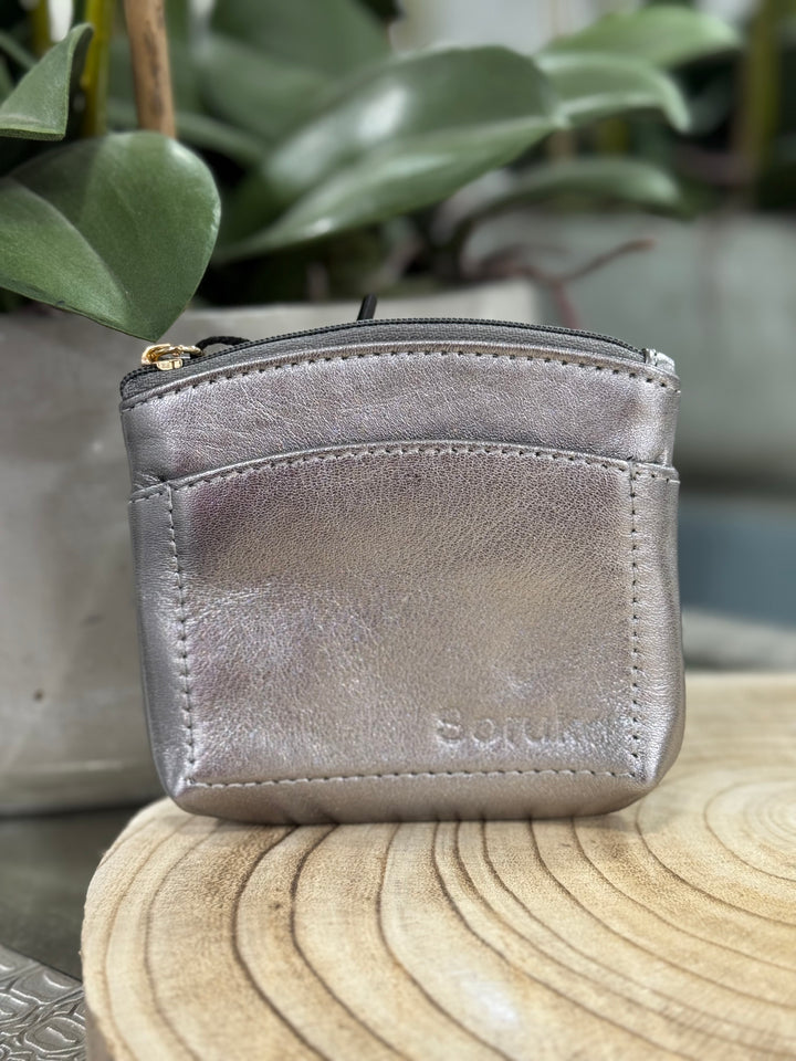 Soruka (83039) Metallic Small Purse with Front Pocket