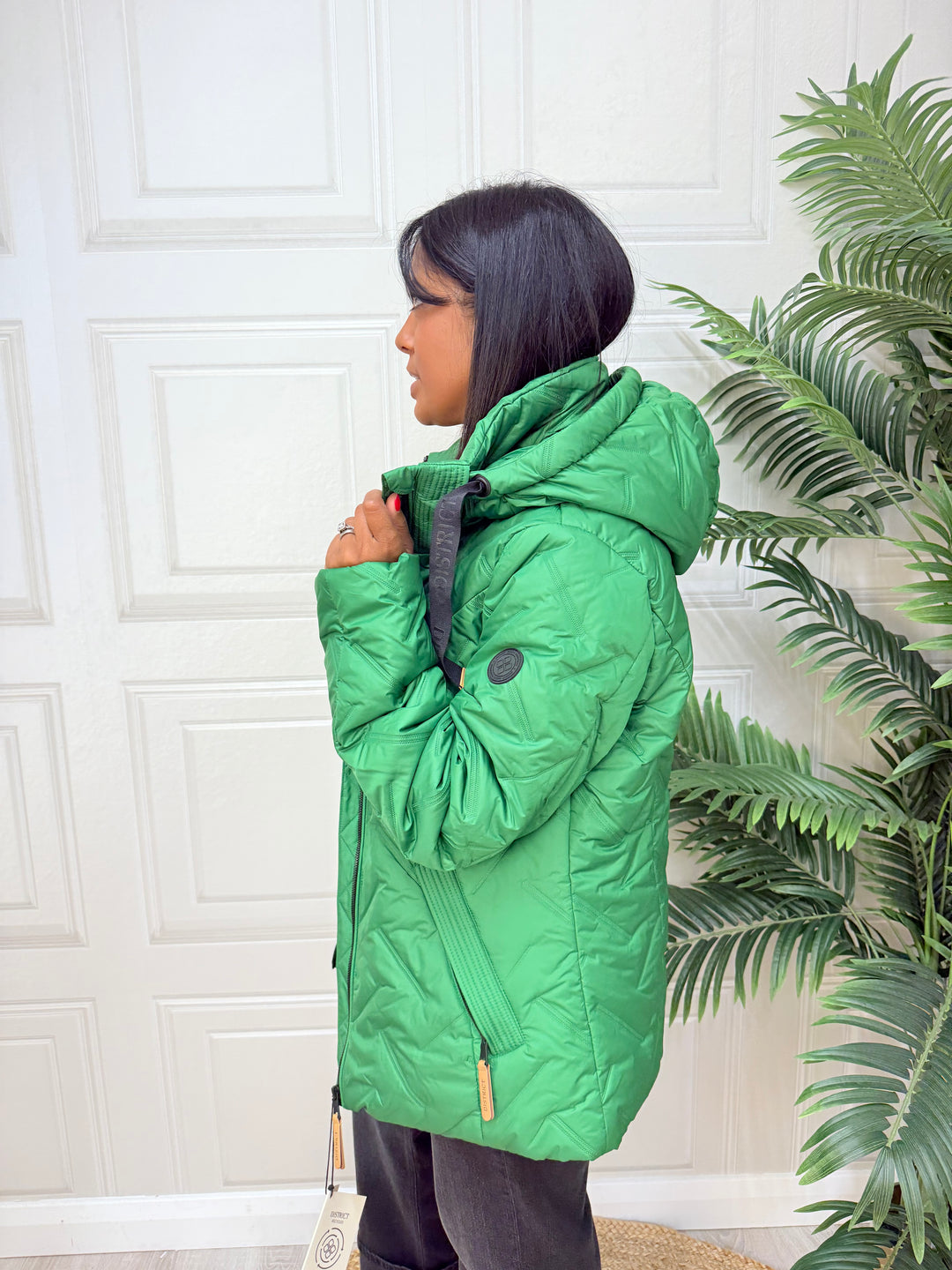 District Frejus Emerald Green Coat