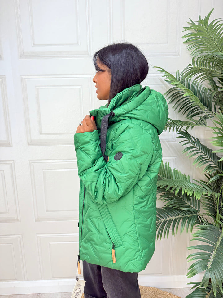 District Frejus Emerald Green Coat