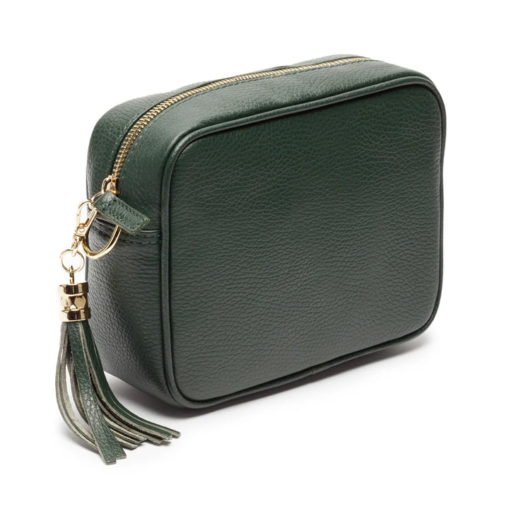 Elie Beaumont Bottle Green Crossbody Bag