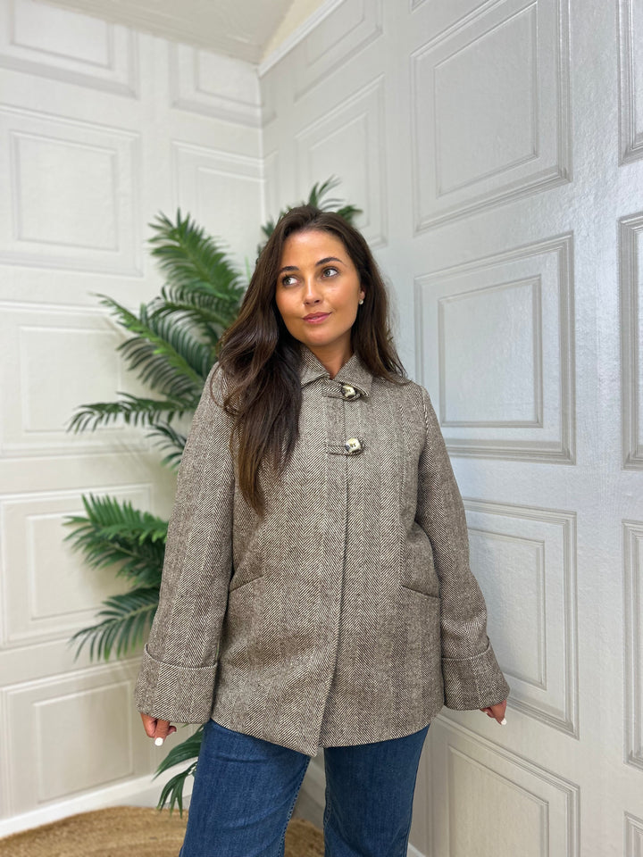 Numph Nuraven Black Coffee Jacket