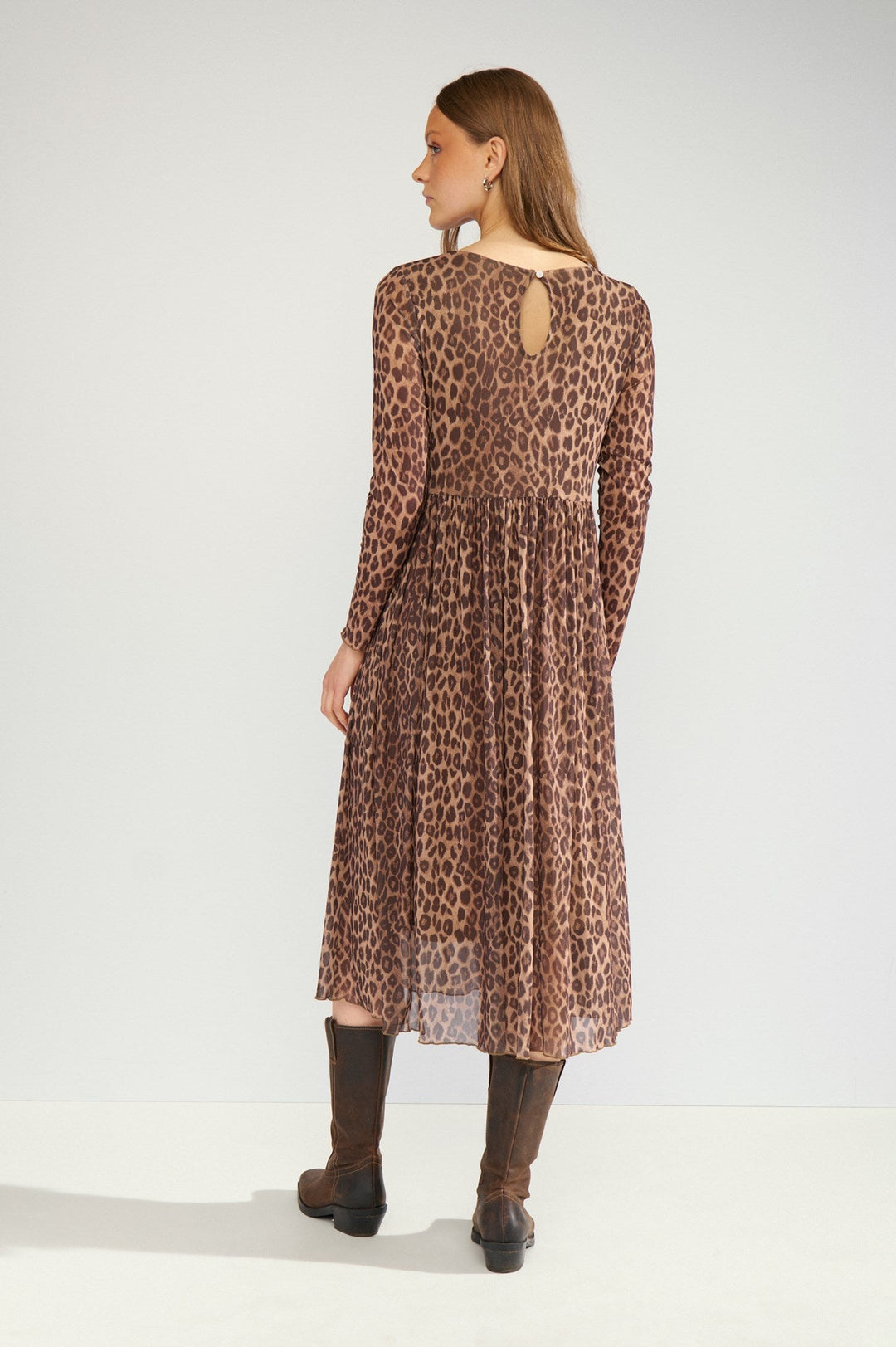 Numph Nufreja Long Dress | Tigers Eye