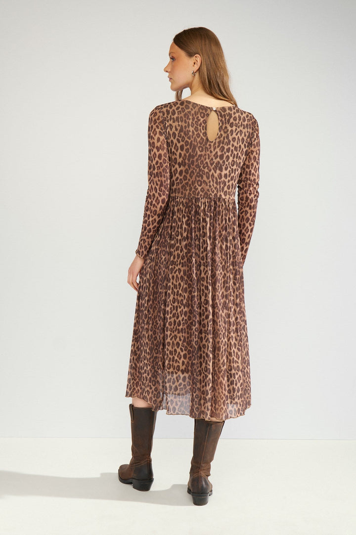 Numph Nufreja Long Dress | Tigers Eye