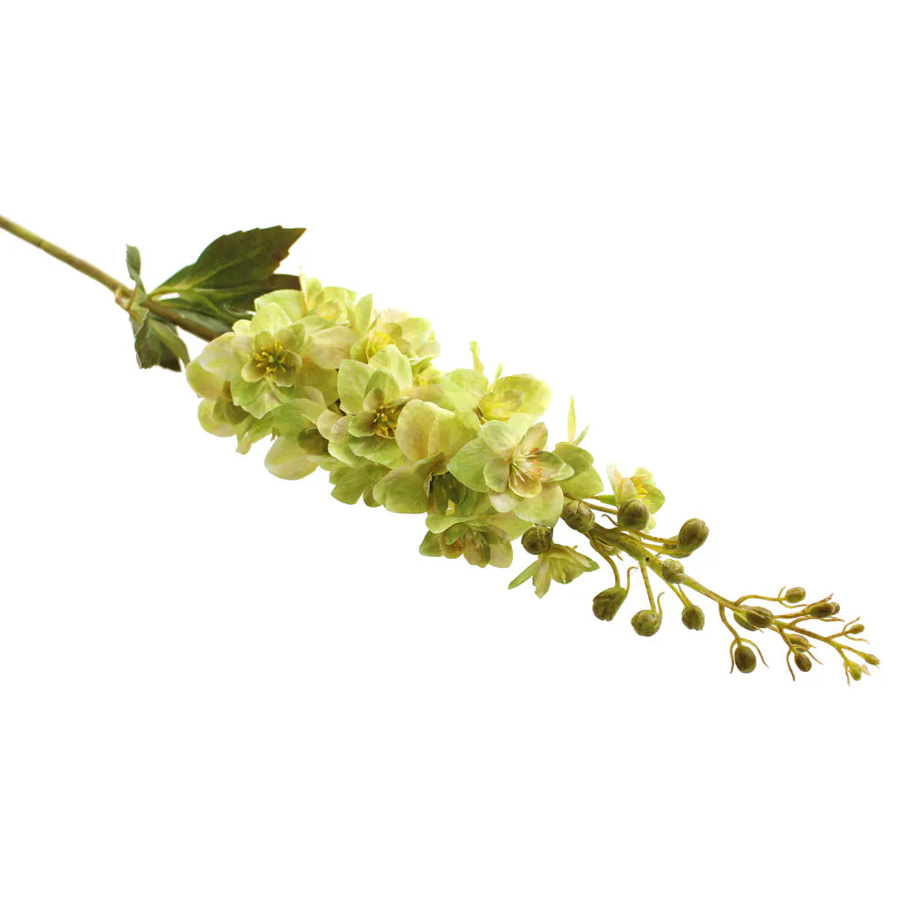 Artificial Green Knightspur Delphinium Stem