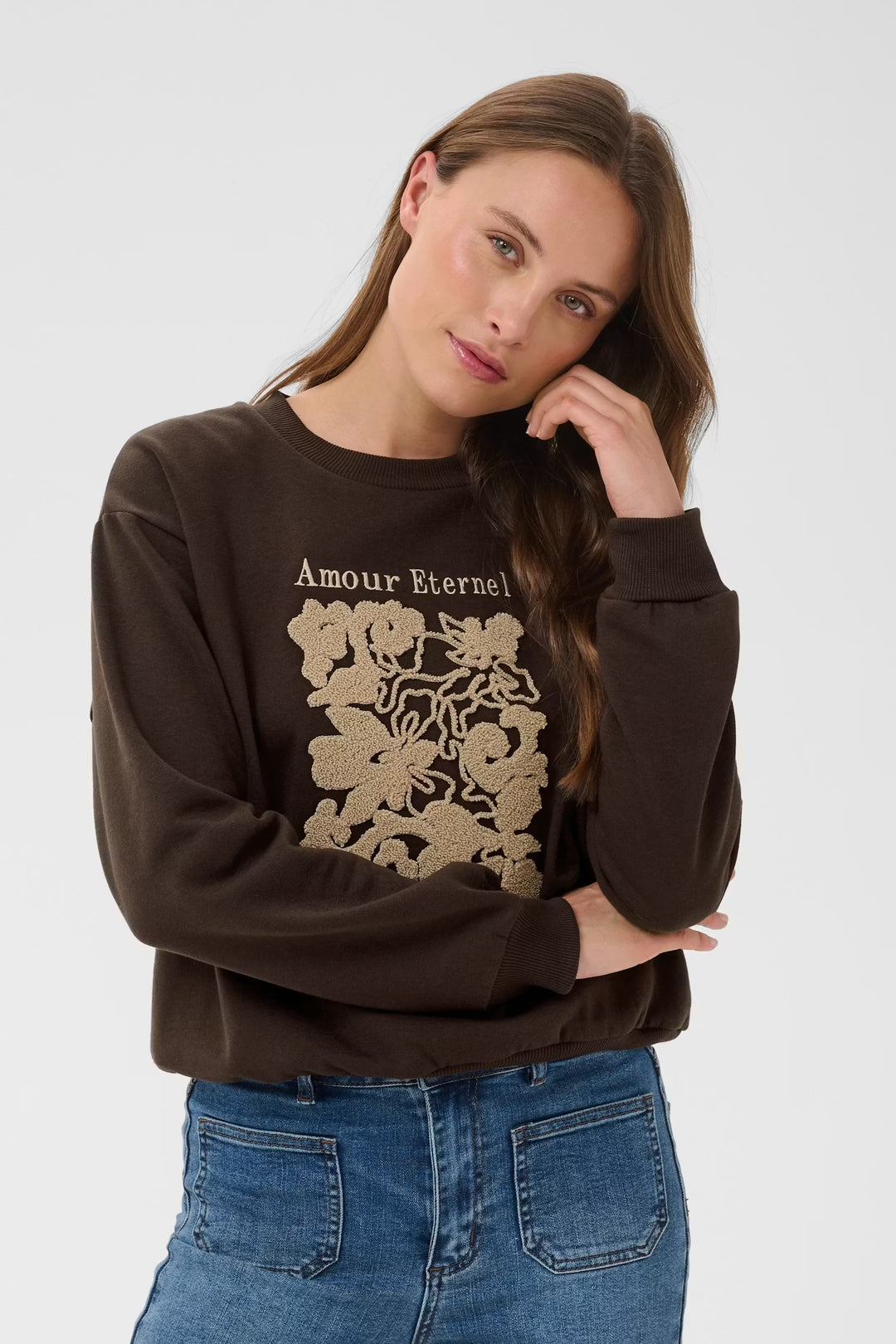 Kaffe Karoseanne Coffee Bean Sweatshirt