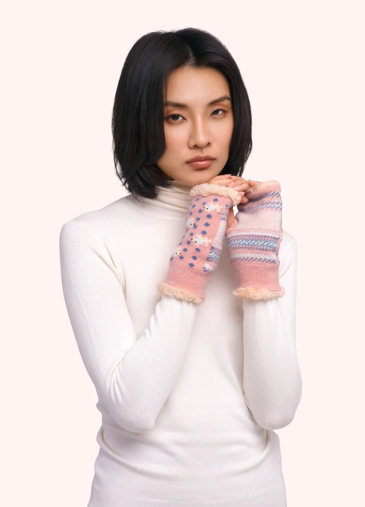 Powder Westie Wrist Warmers | Candy