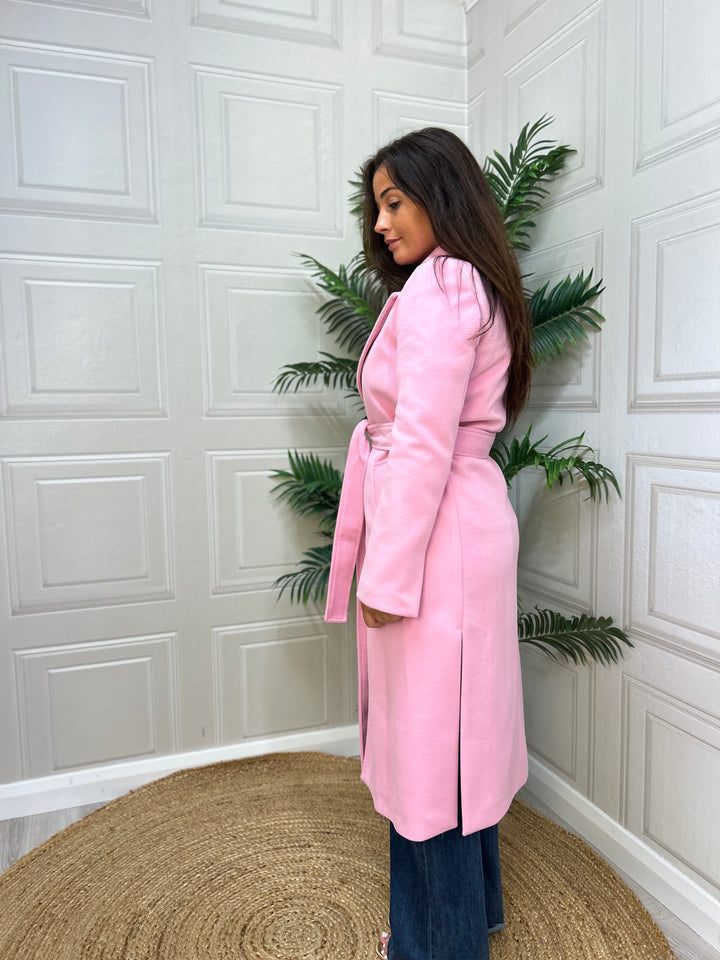 Tinta Soledad Pink Parka Dress Coat