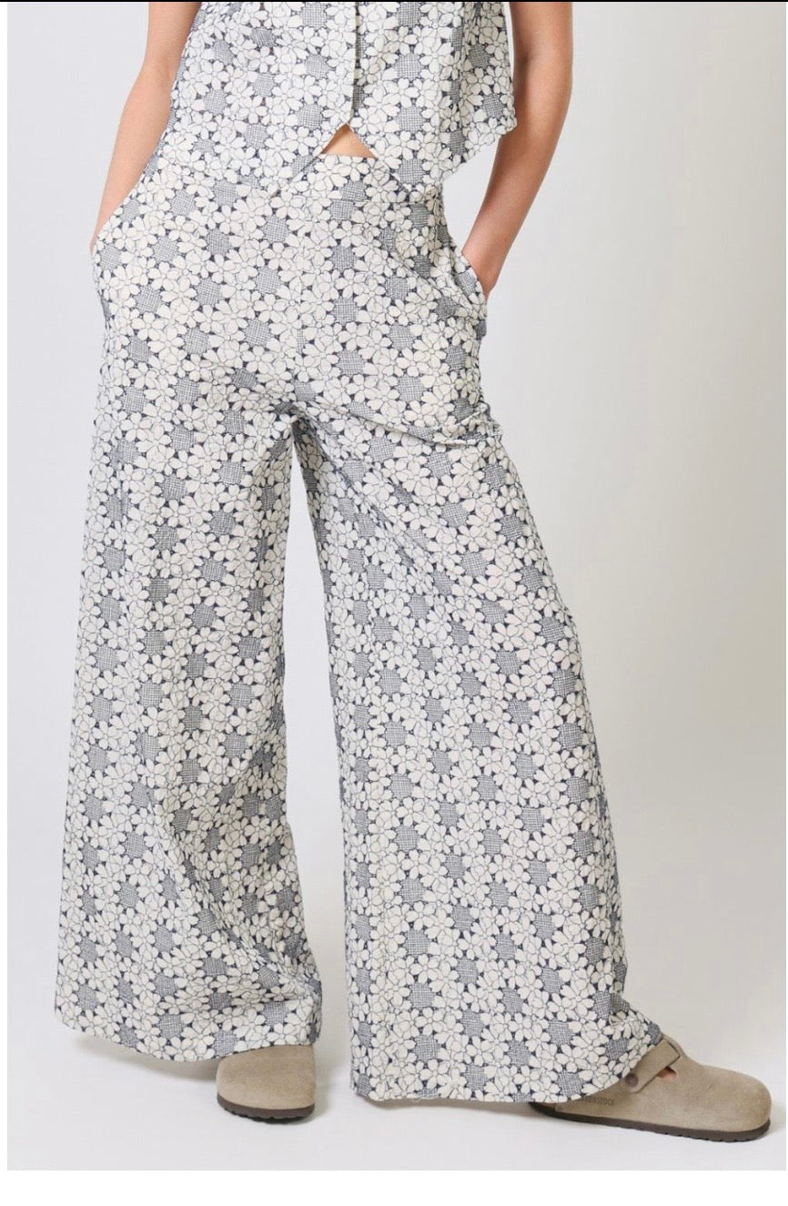Traffic People Rene Navy Trouser