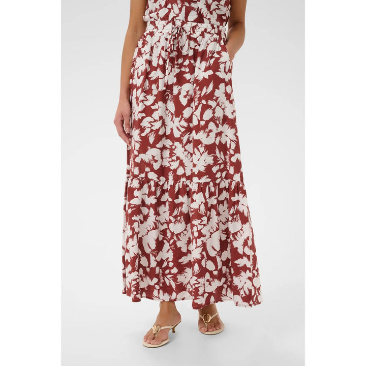 Kaffe Kaevie Henna Chalk Flow Skirt